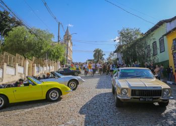 A exposição toma várias ruas do centro histórico