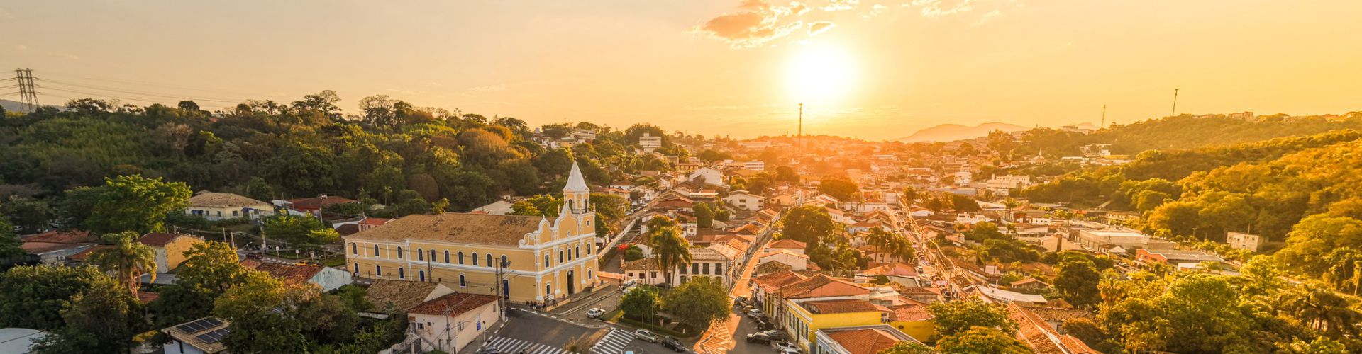 Vista aérea da cidade