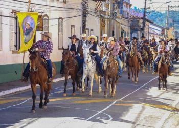 Abertura da cavalgada. Ano de 2017.