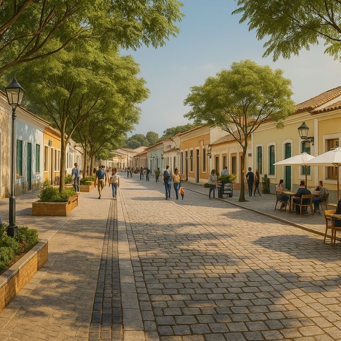 calçãdao conceitual centro historico