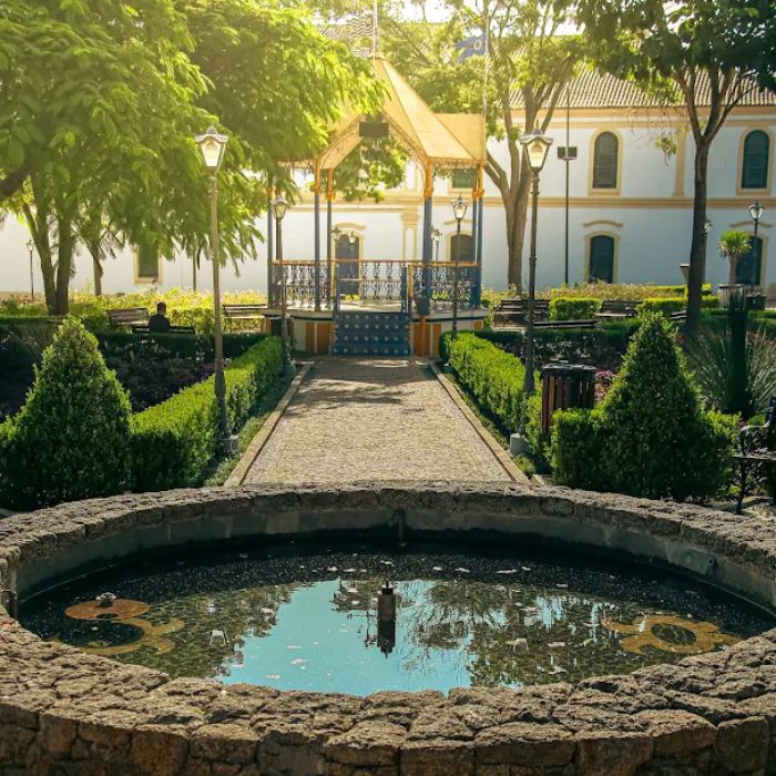 fonte e coreto do centro historico