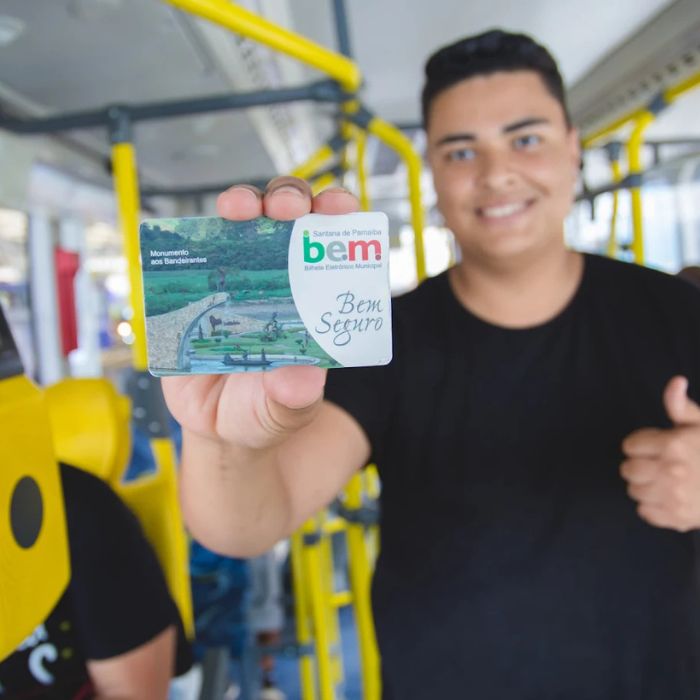 passageiro e cartão BEM