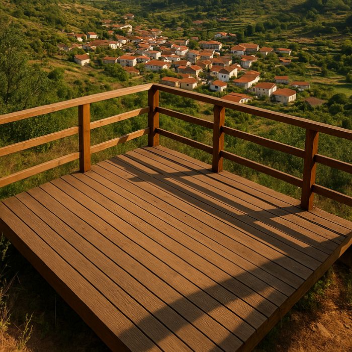 Construção do Mirante da Aldeia da Serra