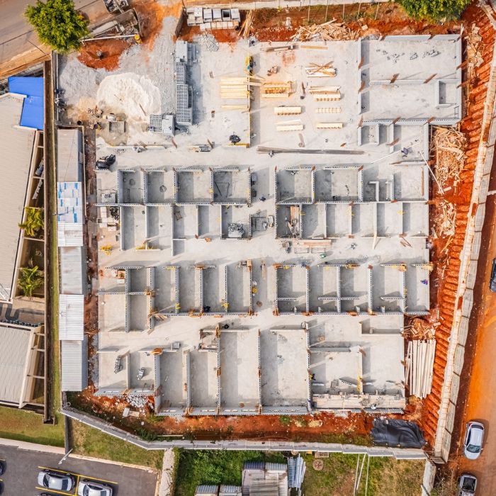 construção ubs 120 vista aérea
