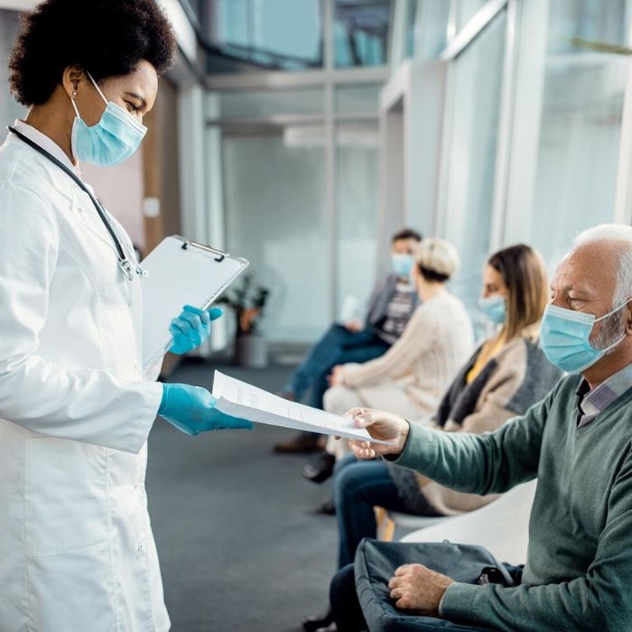 medica e paciente