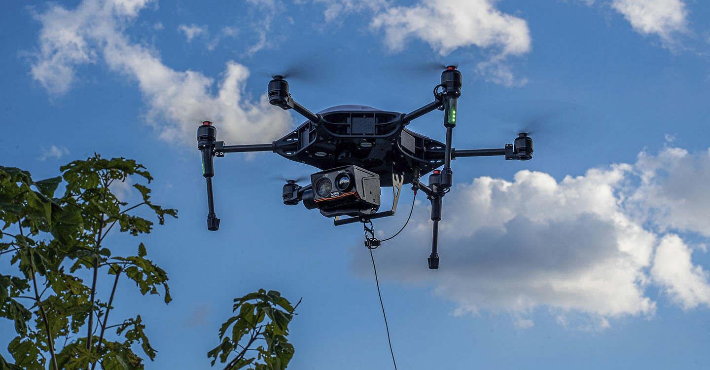 Monitoramento aéreo do território (drones)